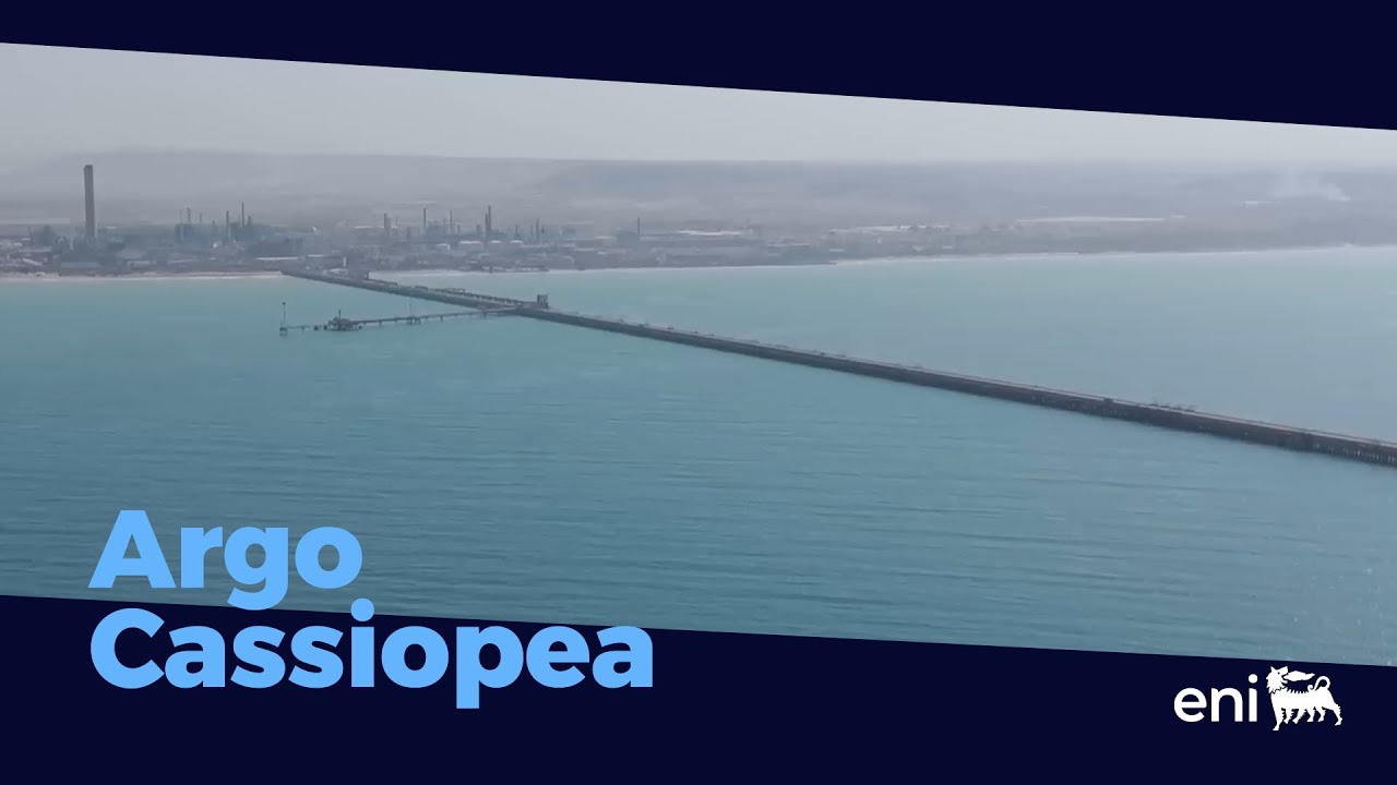 Eni starts gas production from the Argo Cassiopea field in the Strait of Sicily